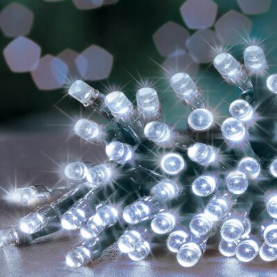 1000 White Multi Action Battery Powered LED Lights with Timer