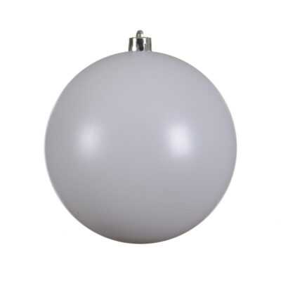 20cm Winter White Shatterproof Christmas Tree Bauble