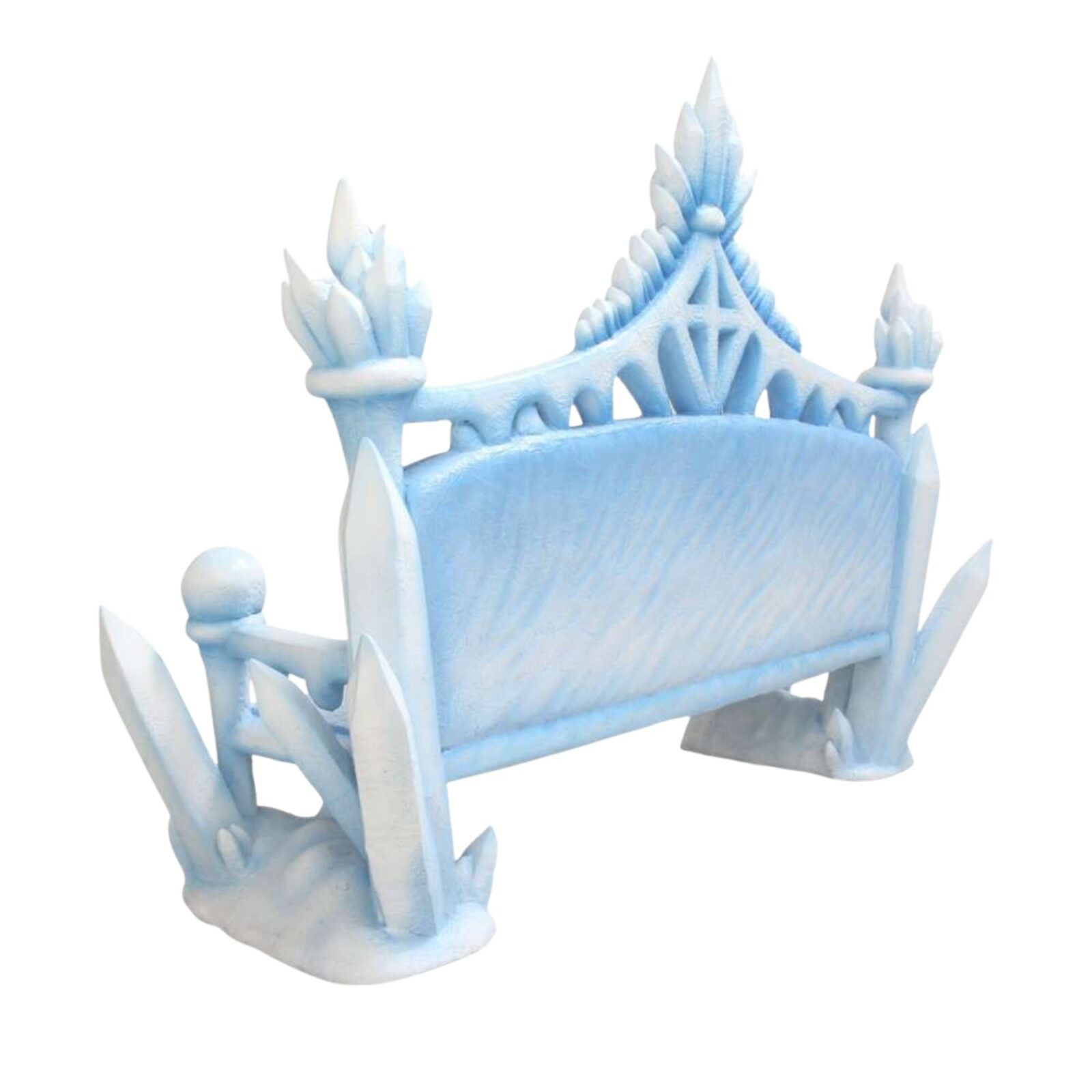 2m Festive Ice Bench Photo Opportunity Seat Christmas Display Prop