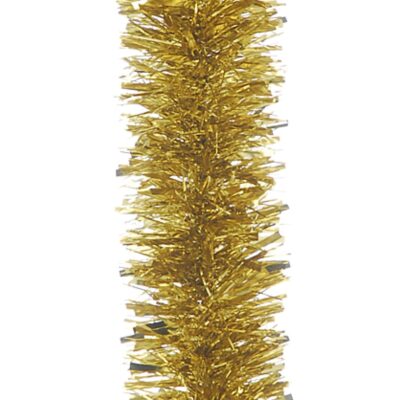 2m Gold Thick Cut Christmas Tinsel
