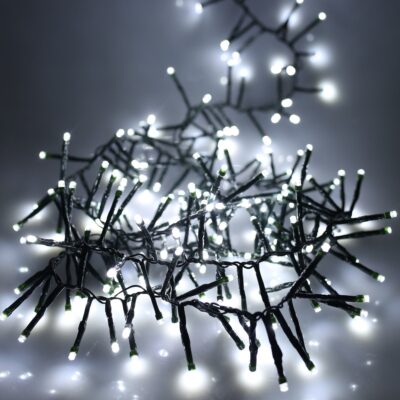 360 White Fit & Forget Battery Powered LED Multi Action Cluster Light