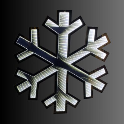 40cm Hanging Snowflake Magical Christmas Infinity Light