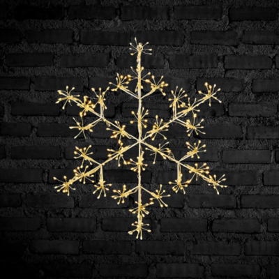 40cm Snowflake Silhouette with 300 Warm White LEDs