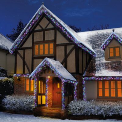 480 Multi Coloured Multi Action LED Cluster Lights with Timer