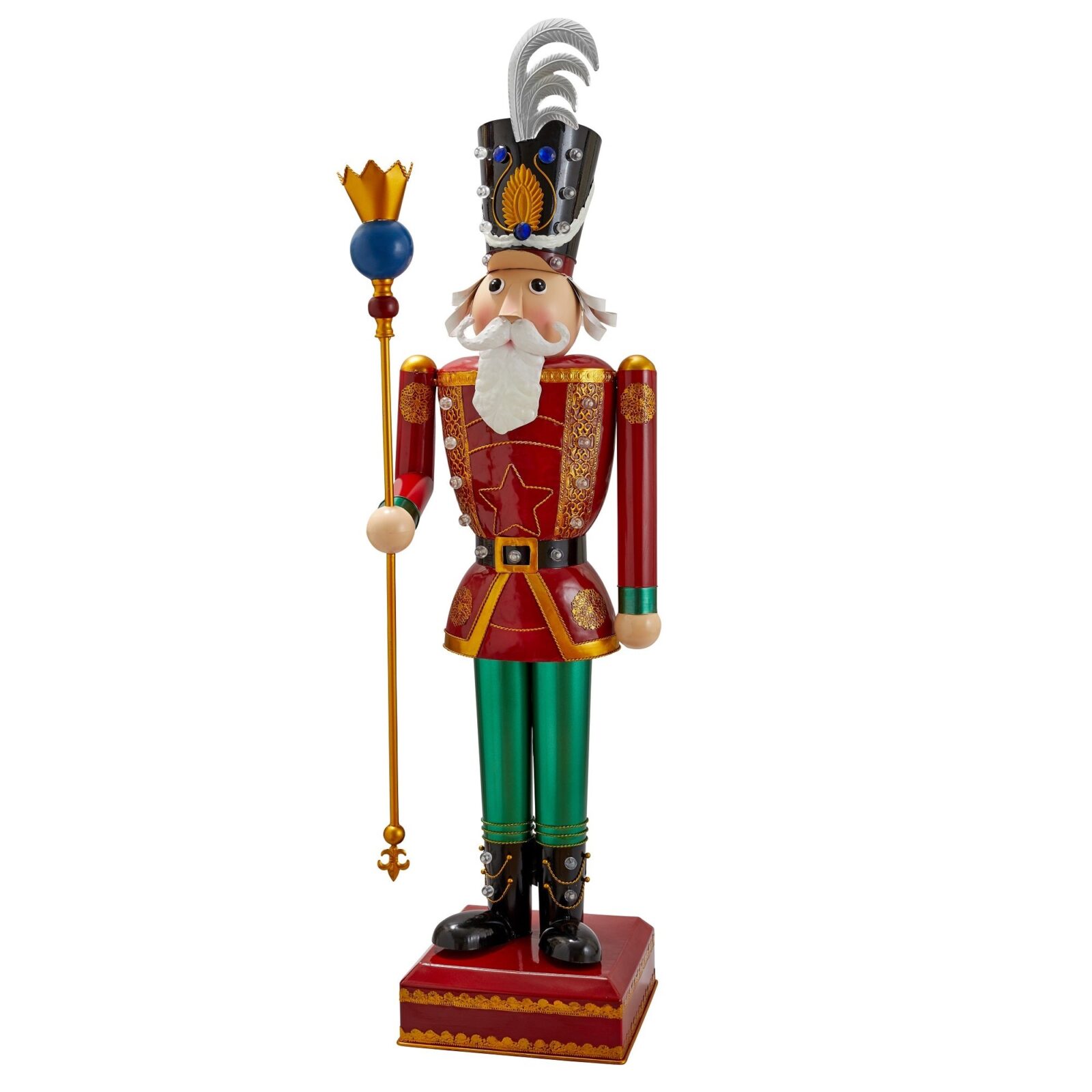 4ft Traditional In Lit Christmas Nutcracker Guard