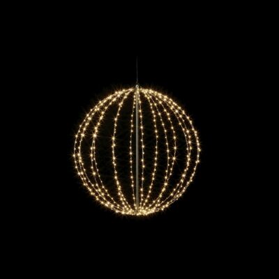 50cm Warm White LED Metal Frame Sphere with 320 Multi Action Warm White LEDs