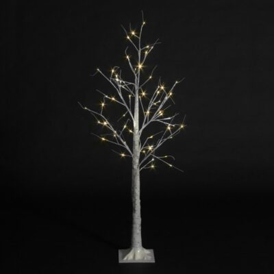 6ft Silver Birch Tree with 80 Warm White LEDs