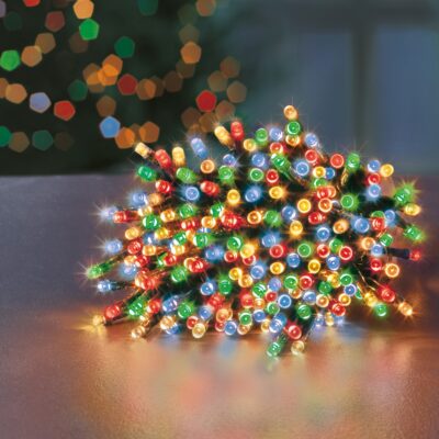 720 Multi Coloured Supabrights Multi Action LED String Lights with Timer