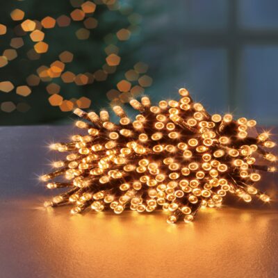 720 Vintage Gold Supabrights Multi Action LED String Lights with Timer