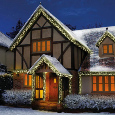 720 Warm White Multi Action LED Cluster Lights with Timer