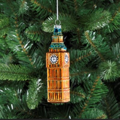 Handmade Glass Big Ben Iconic London Christmas Tree Decoration