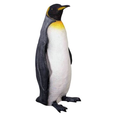 Realistic Freestanding King Penguin Christmas Display Prop