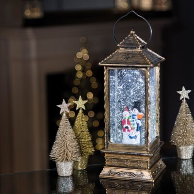 Snowman Magical Lantern Christmas Water Spinner